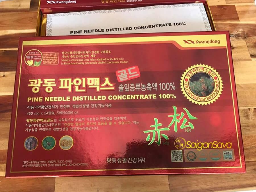 Sản phẩm tinh dầu thông đỏ Kwangdong không thua kém bất kỳ sản phẩm nào hiện có trên thị trường