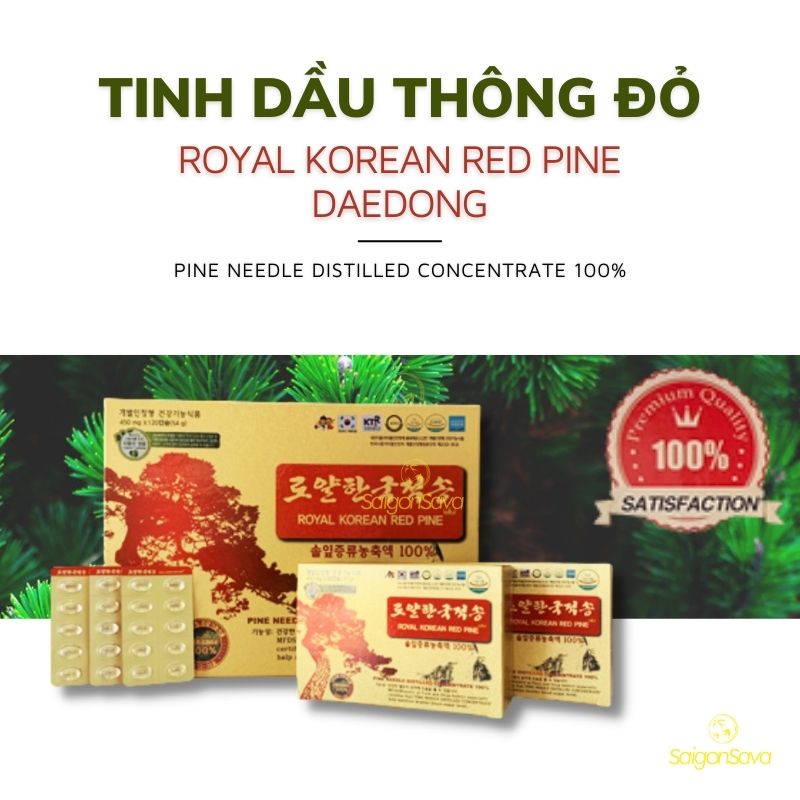 tinh dầu thông đỏ royal korean red pine daedong saigonsava 2